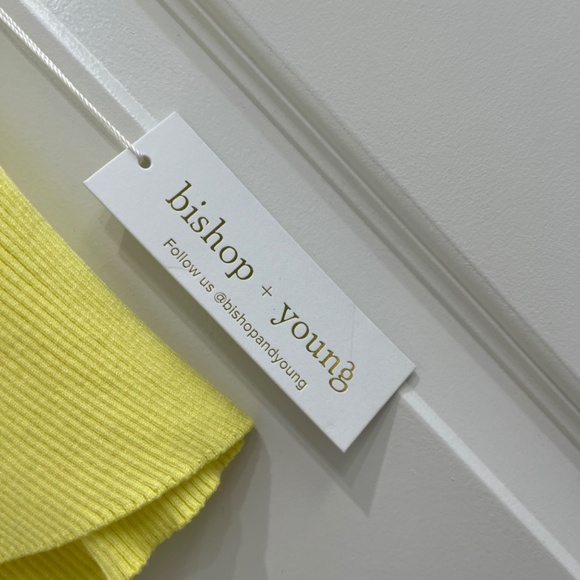 Bishop + Young Sardinia Wrap Tank - Size XS or Small - NWT - Limoncello - Picture 4 of 5